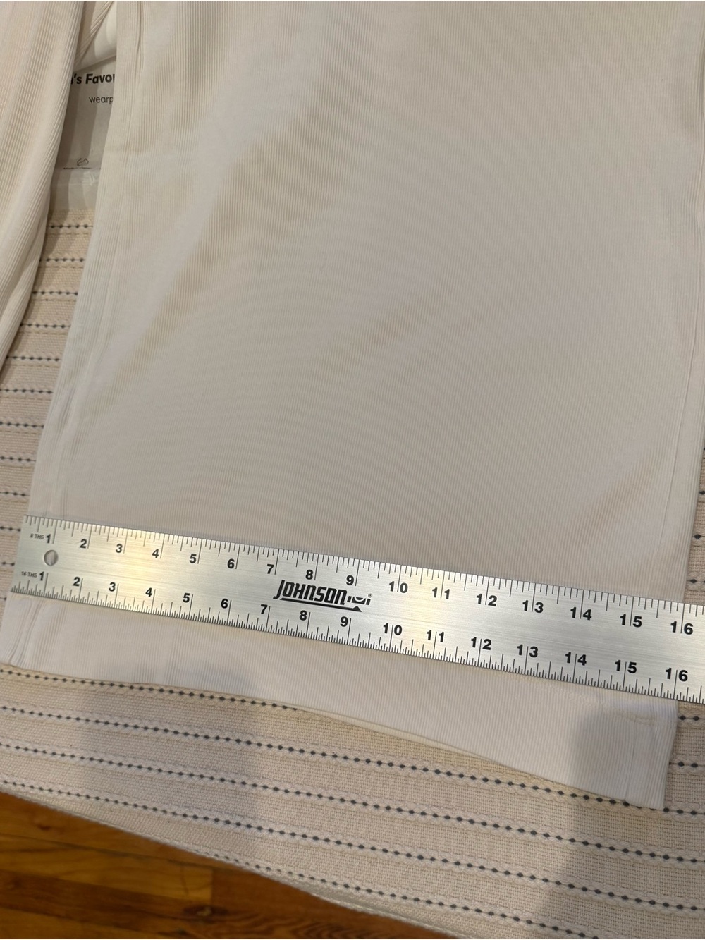 NWOT-PACT ORGANIC DREAM RIB WIDE LEG LOUNGE PANT- XXL -CREAM - Picture 14 of 14